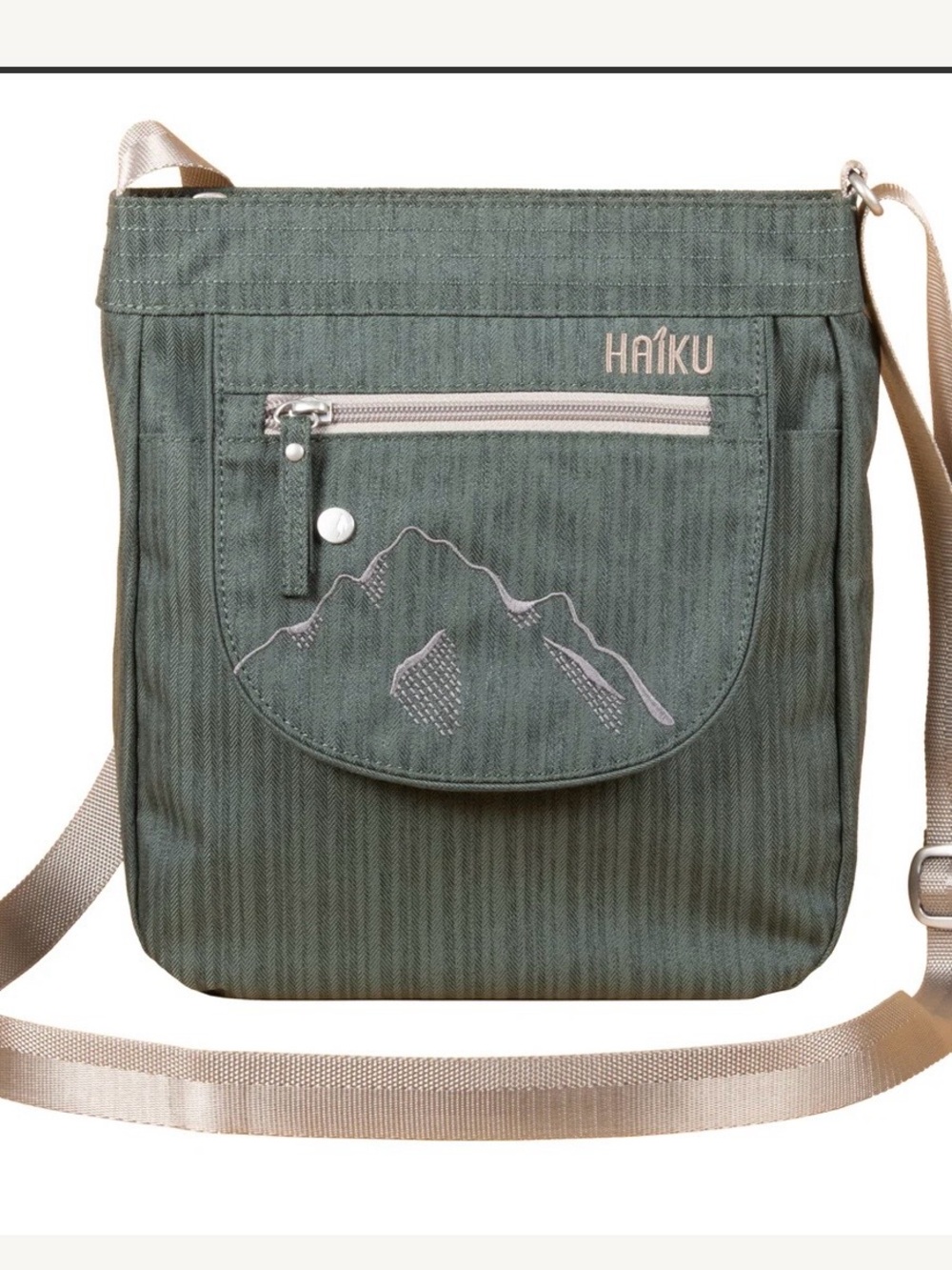 Haiku Jaunt Crossbody Bag- Deep Forest